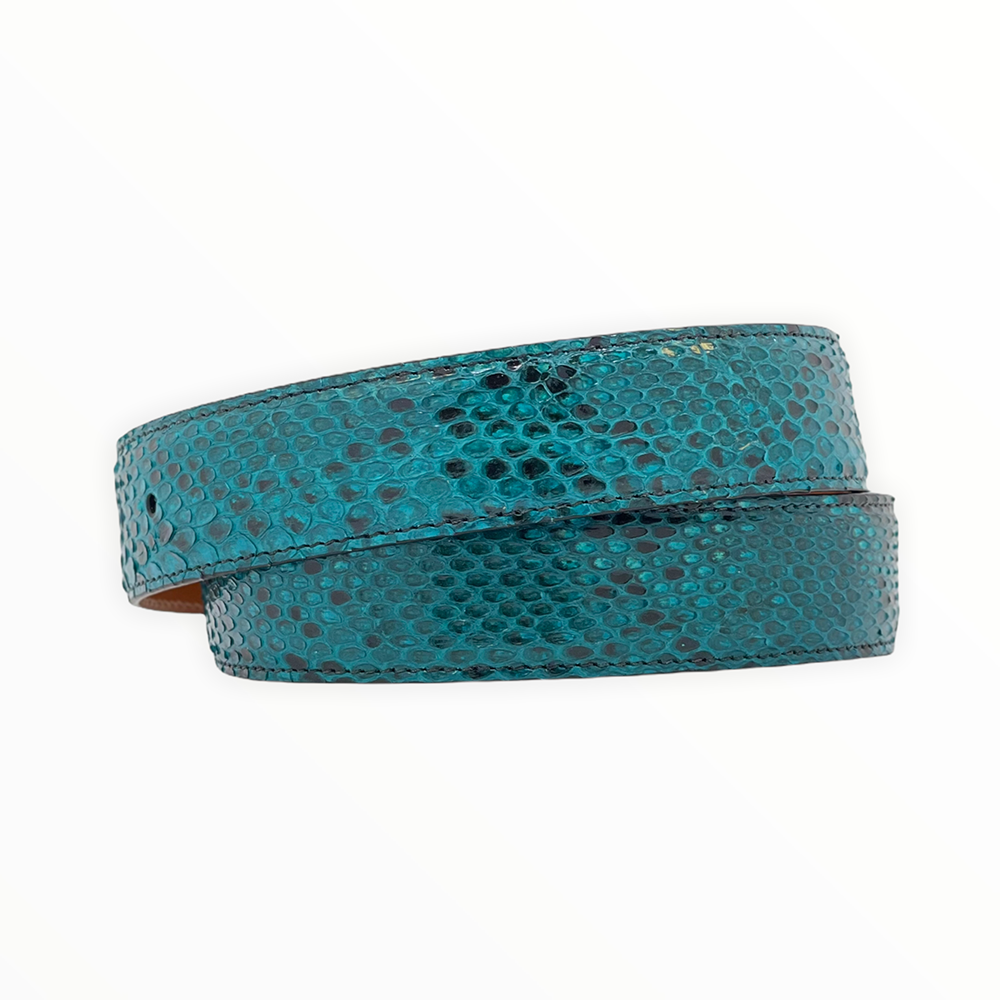 patchwork python belt in shades of blue Images High... Python Snakeskin Belt Strap | TomTaylorBelts.com – Tom Taylor Belts ...