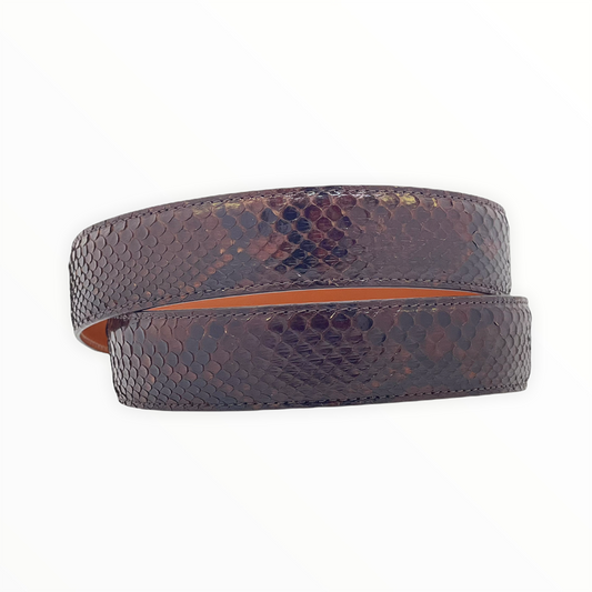 Brown Python Belt Strap