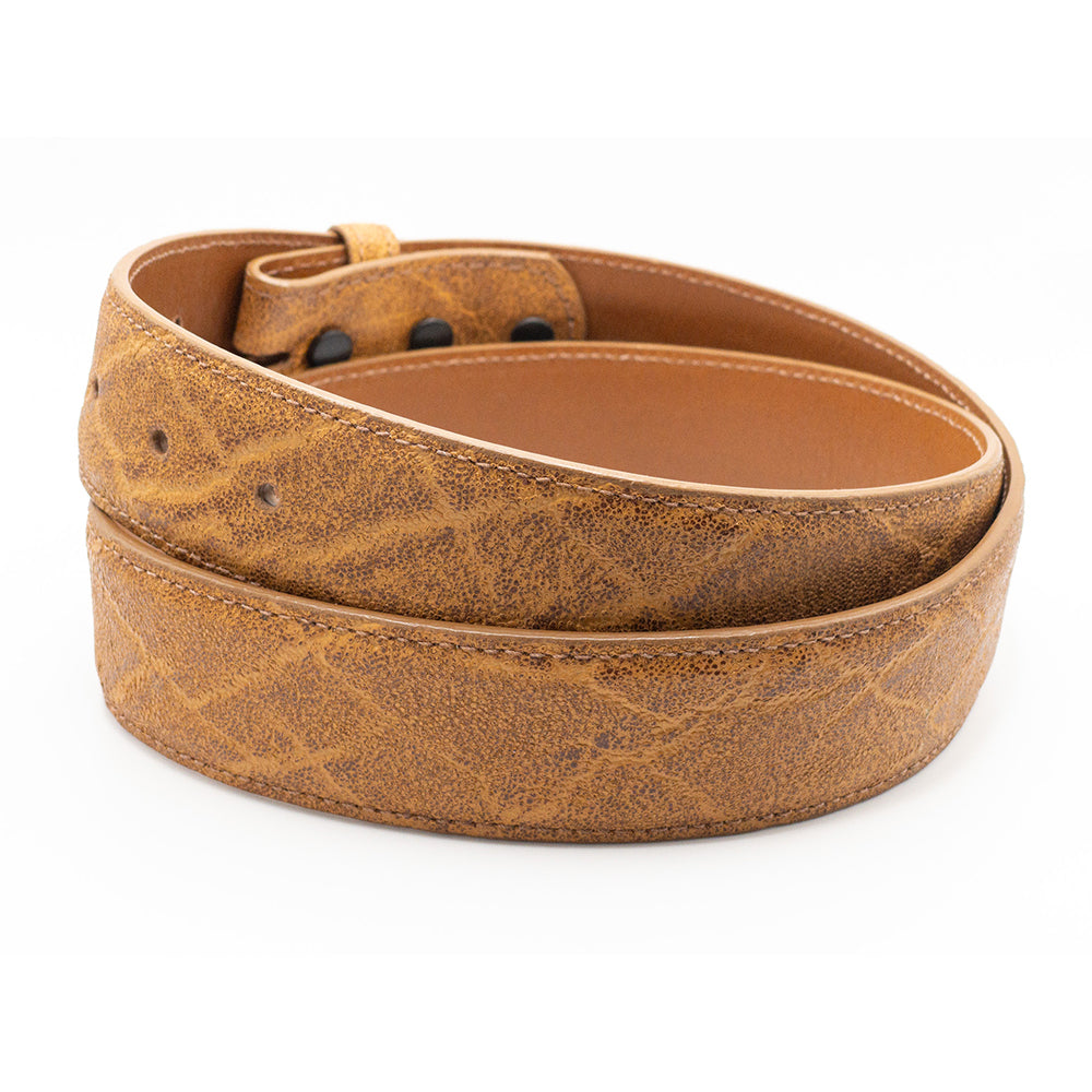 Ceinture Skinny Femme En Daim & Métal - Motif éléphant - Taille M (28-32) - Rose - Occasion