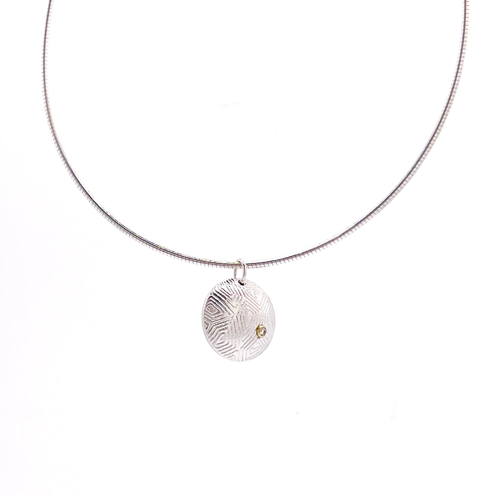 Chris Pruitt M&M Turtle Shell Pendant Necklace