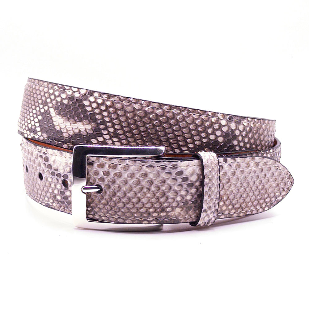 Natural Python Golf Belt & TT Silver Buckle