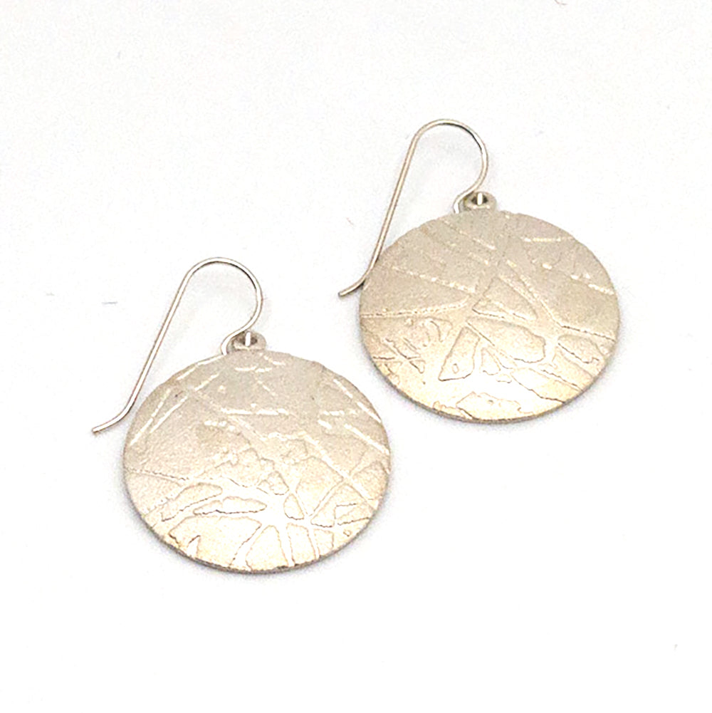 Chris Pruitt Ink-Brush Coin Errings