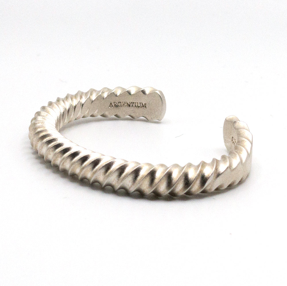 Chris Pruitt Twist Lite Argentium Silver Cuff Bracelet