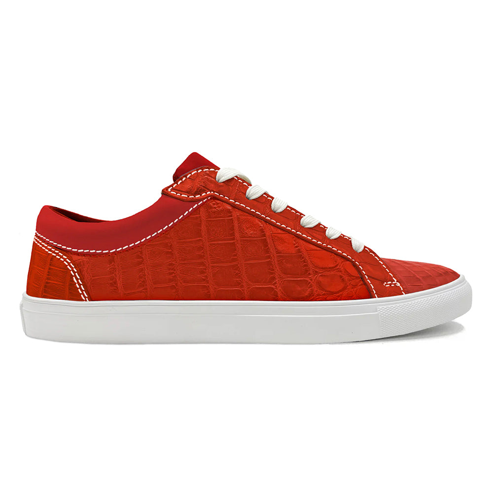 Red Crocodile Sneaker