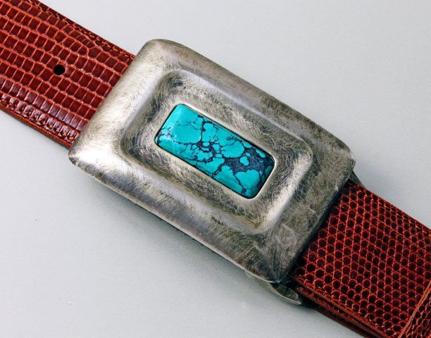 Chacon Turquoise Belt Buckle