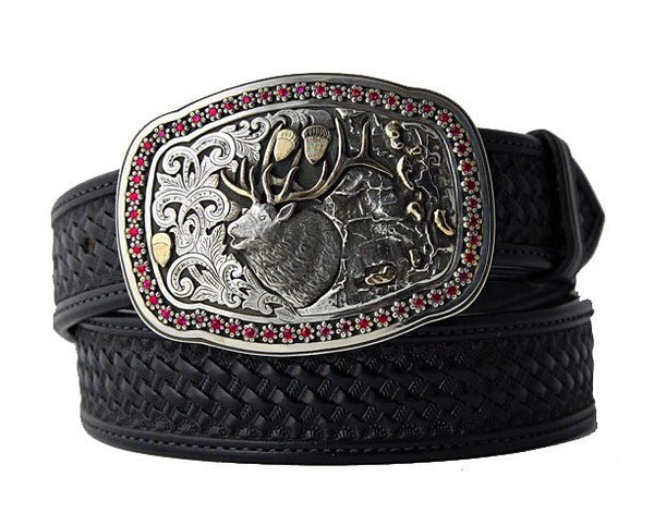 Mesa Elk Buckle, Western Belt Buckles, TomTaylorBuckles.com – Tom Taylor  Belts, Buckles