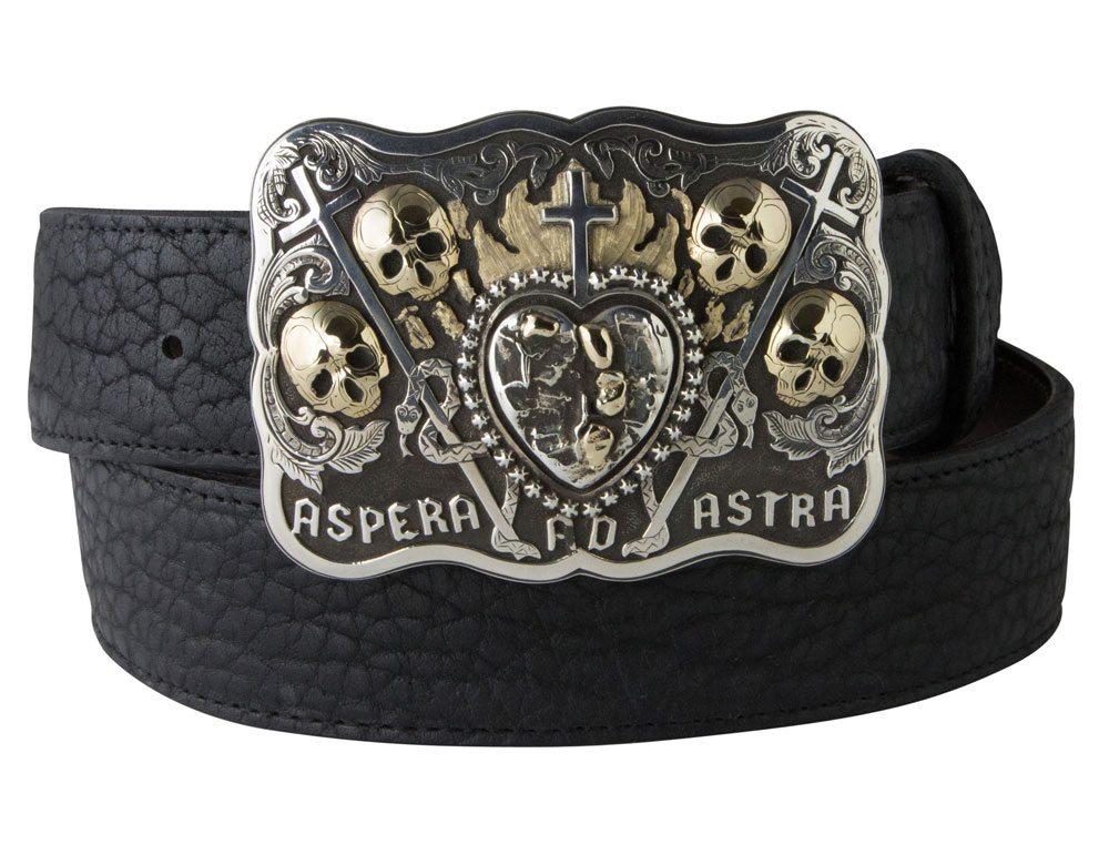 Richard Stump Skull Belt Buckle