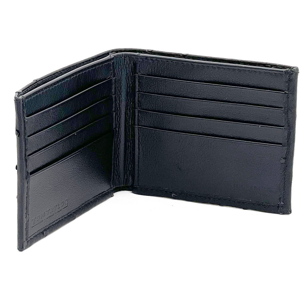 Ostrich Leather Hipster Wallet Interior