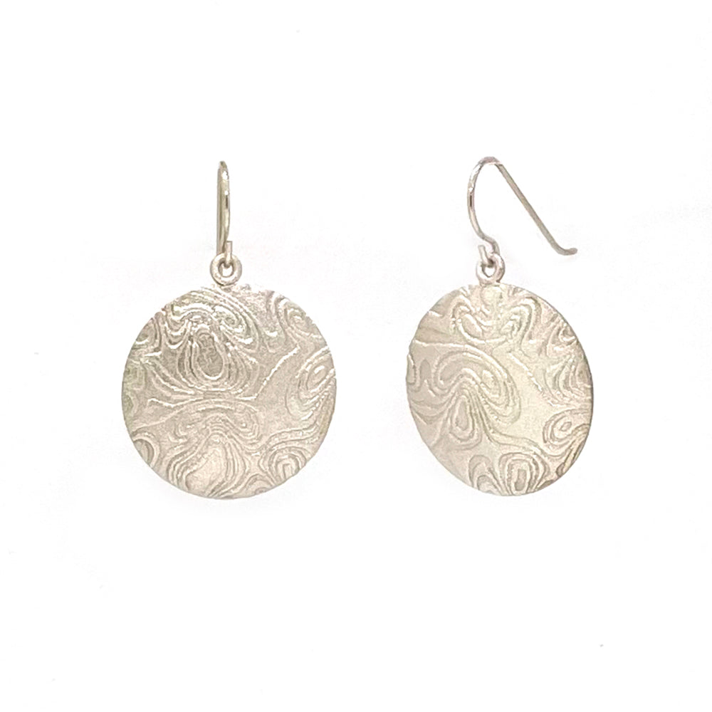 Argentium Coin Earrings