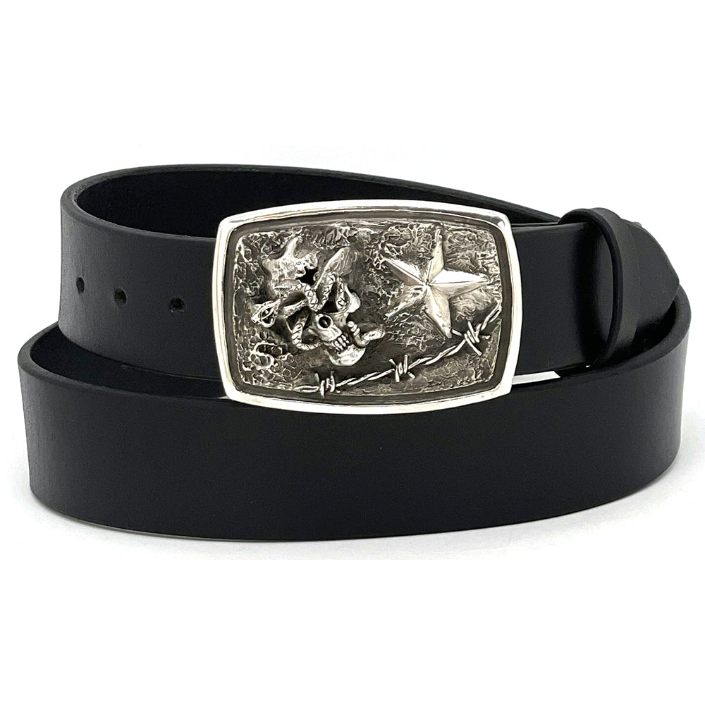 Skull Star Belt Buckle