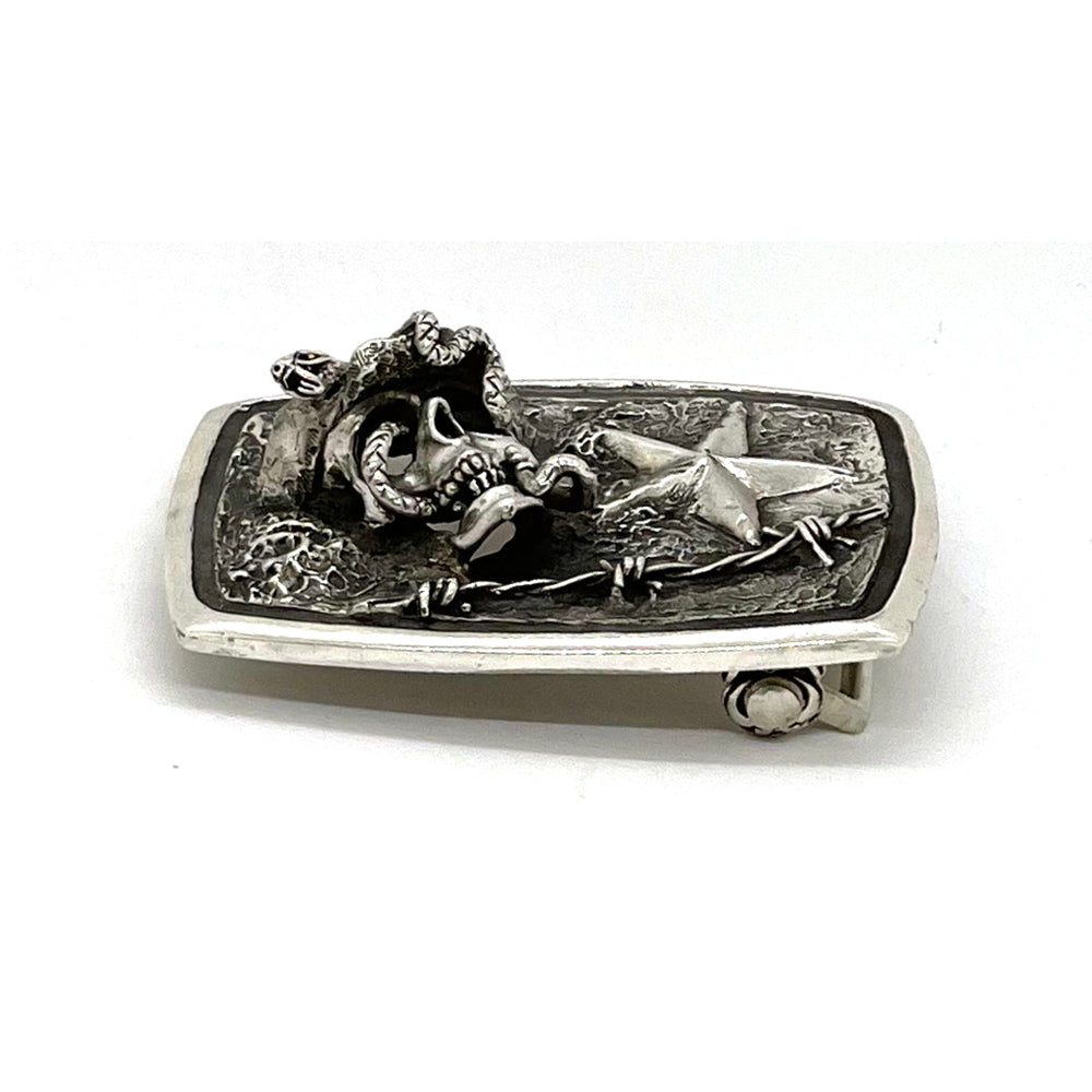 Skull Star Belt Buckle