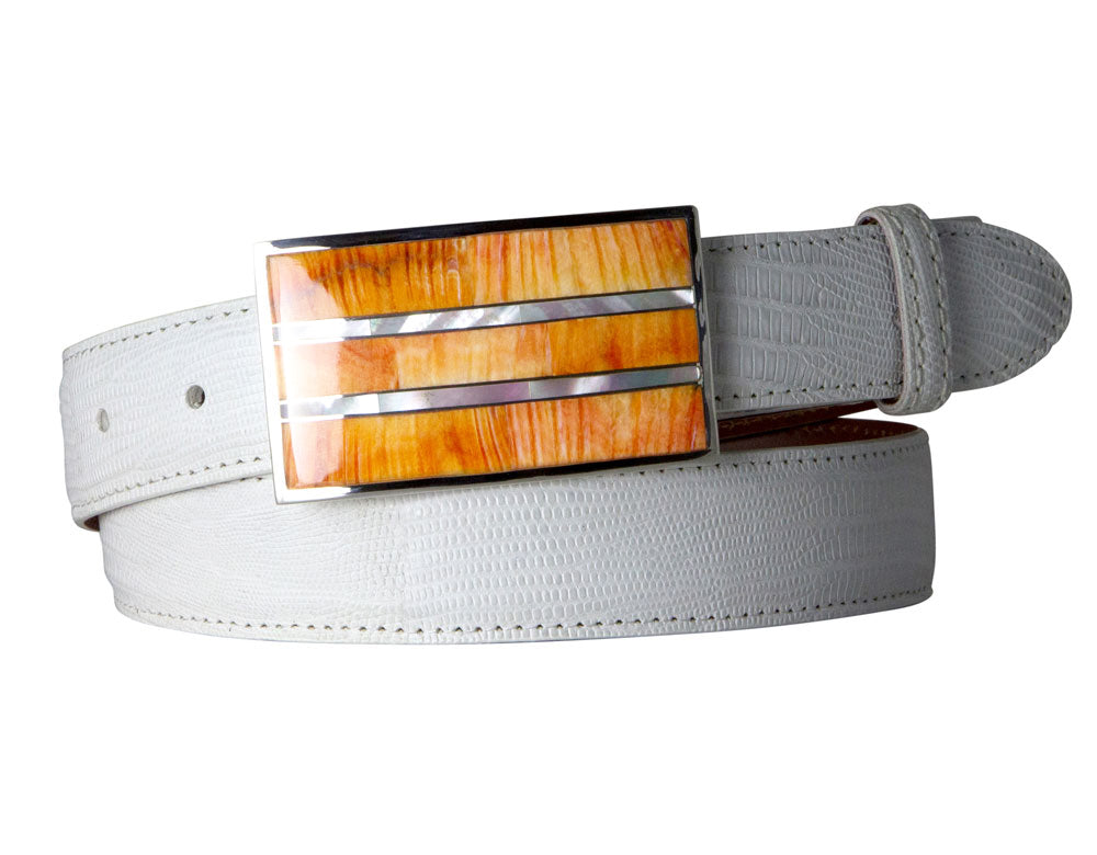 Tezas Orange Belt Buckle