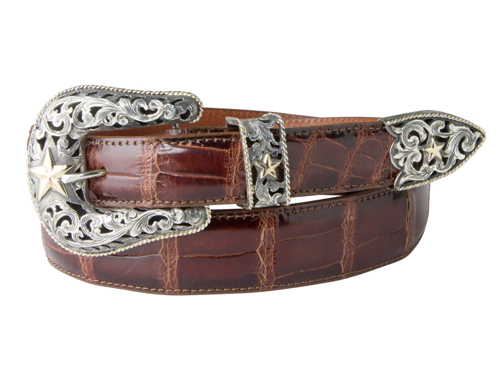 Western buckle belt
