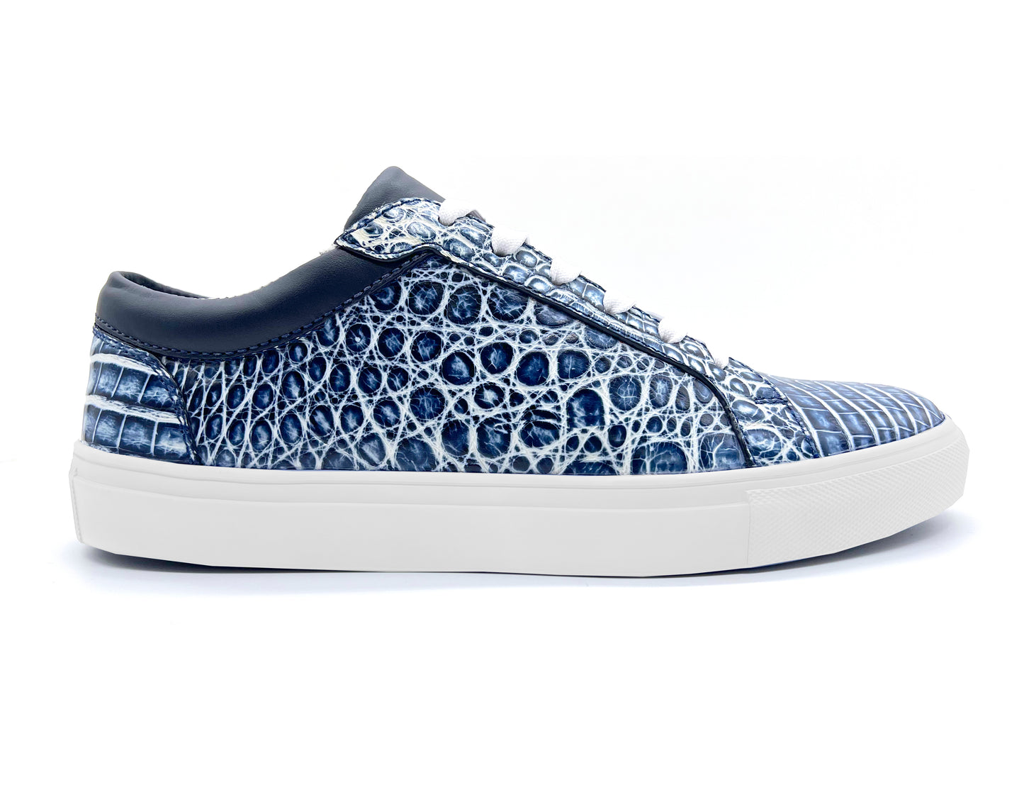 Blue Caiman Crocodile Sneakers
