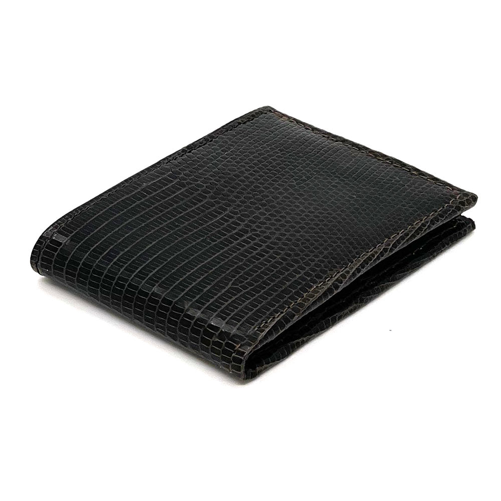Black Lizard Slim-fold Wallet