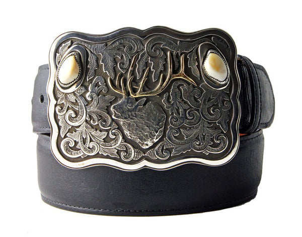 Mesa Elk Buckle, Western Belt Buckles, TomTaylorBuckles.com – Tom Taylor  Belts, Buckles